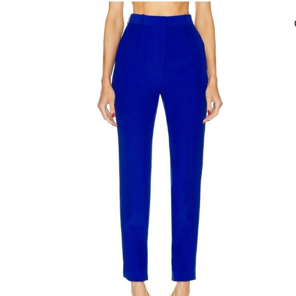 Alexander McQueen Pants - Alexander McQueen High Waisted Cigarette Pant in Ultramarine size 38 / US 2